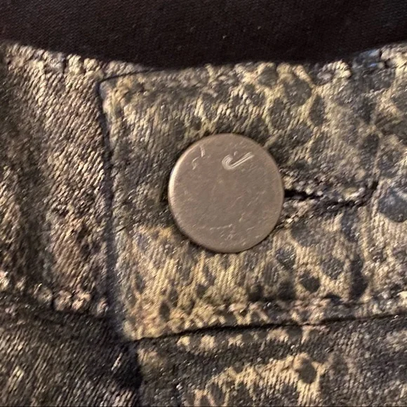 J Brand Snakeskin Skinny Jeans Jeggings Size 25 - Picture 5 of 7